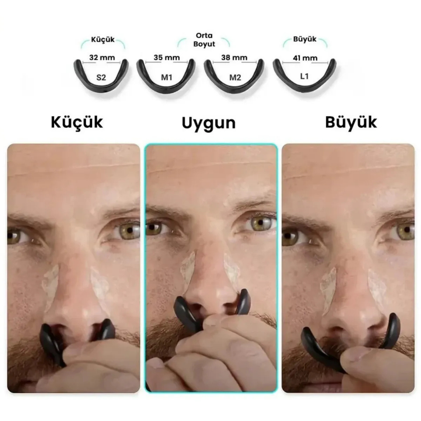 Futzone™ Manyetik Burun Bandı