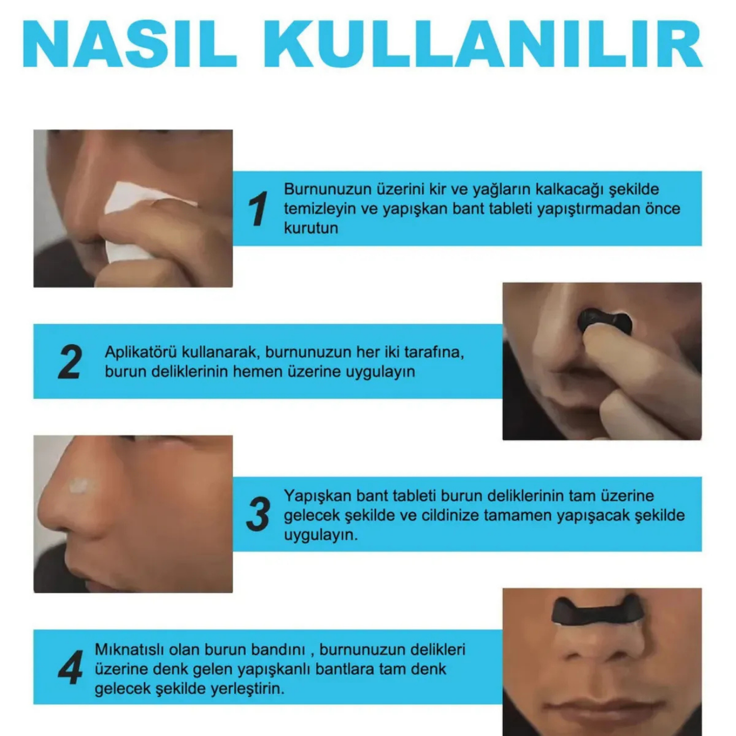 Futzone™ Manyetik Burun Bandı